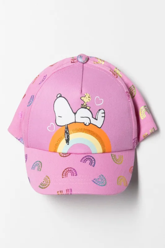 Snoopy Peak Cap Lilac sold by Ackermas