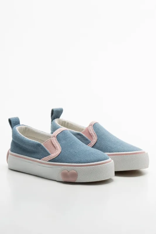 Slip On Denim Sneaker Blue sold by Ackermas
