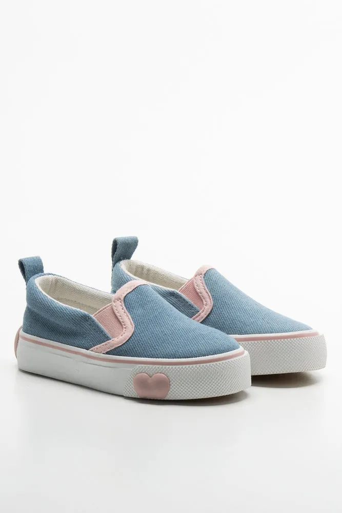 Slip On Denim Sneaker Blue sold by Ackermas