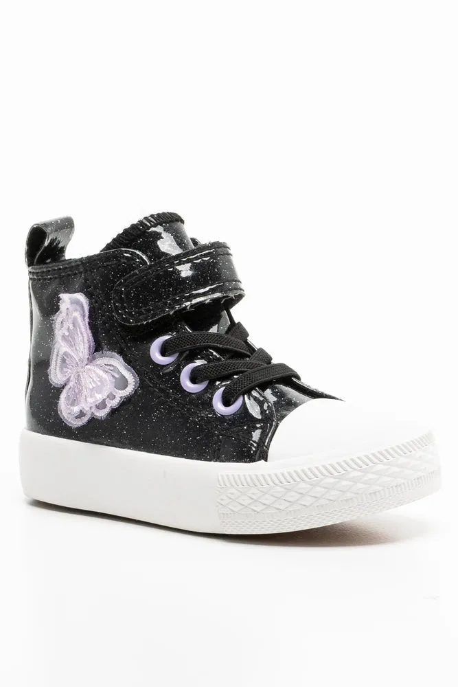 Glitter Hightop Sneaker Black sold by Ackermas product image thumbnail 2