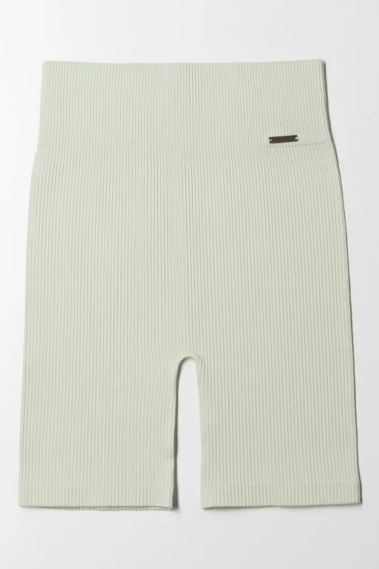 Seamless Cycle Short Green sold by Ackermas