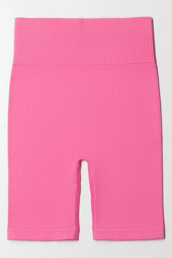 Seamless Cycle Short Pink sold by Ackermas product image thumbnail 3