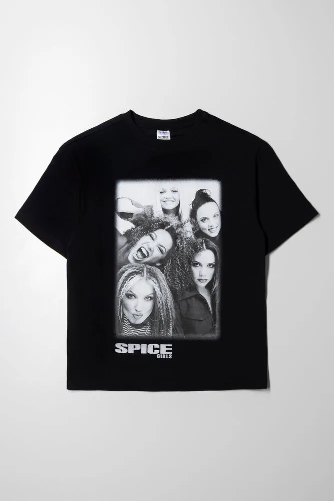 Spice Girls Oversized T-Shirt Black sold by Ackermas