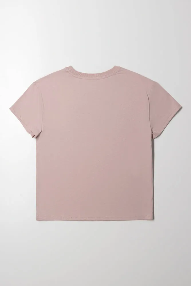 Los Angeles Short Sleeve T-Shirt Natural sold by Ackermas product image thumbnail 2