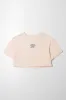 Short Sleeve Boxy T-Shirt Peach sold by Ackermas