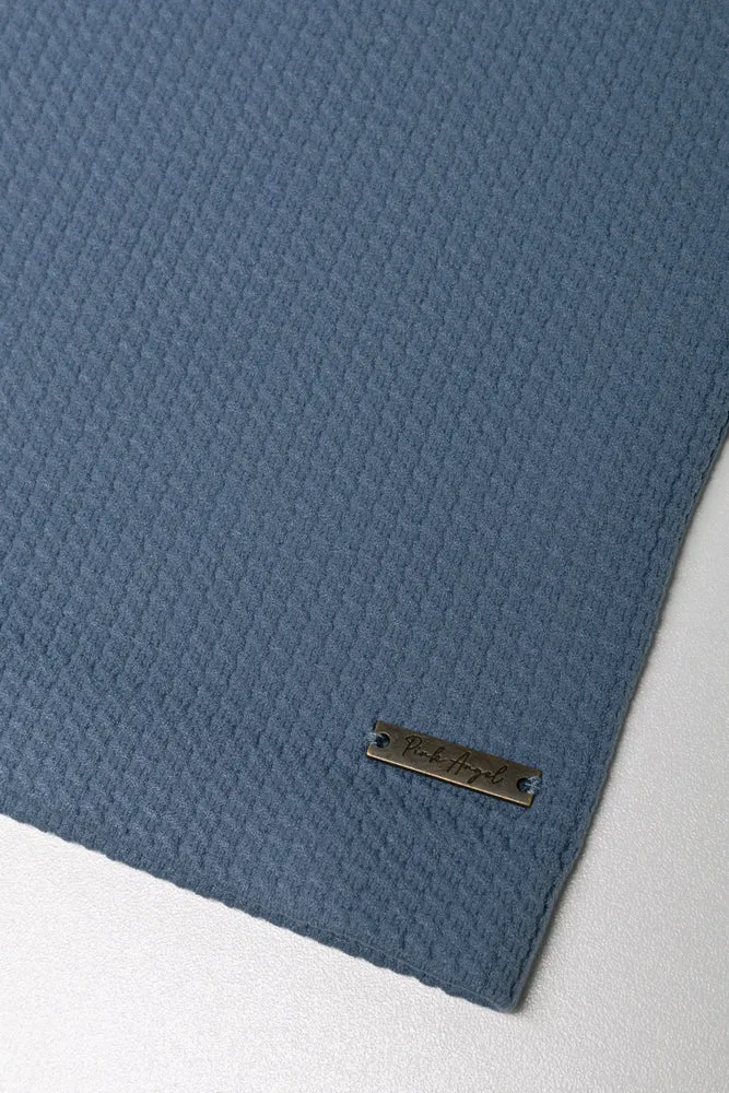 Seamless Textured Knotch Vest Blue sold by Ackermas product image thumbnail 3