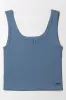 Seamless Textured Knotch Vest Blue sold by Ackermas