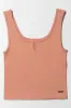 Seamless Textured Knotch Vest Natural sold by Ackermas