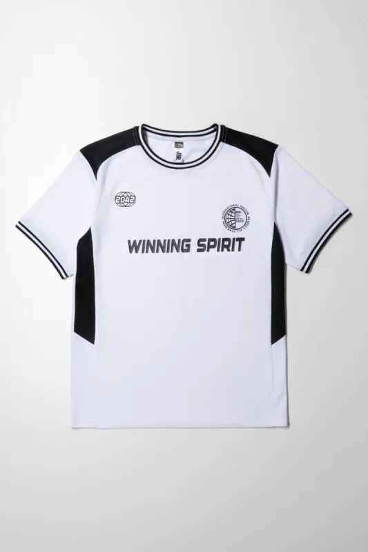 Soccer Short Sleeve T-Shirt White sold by Ackermas