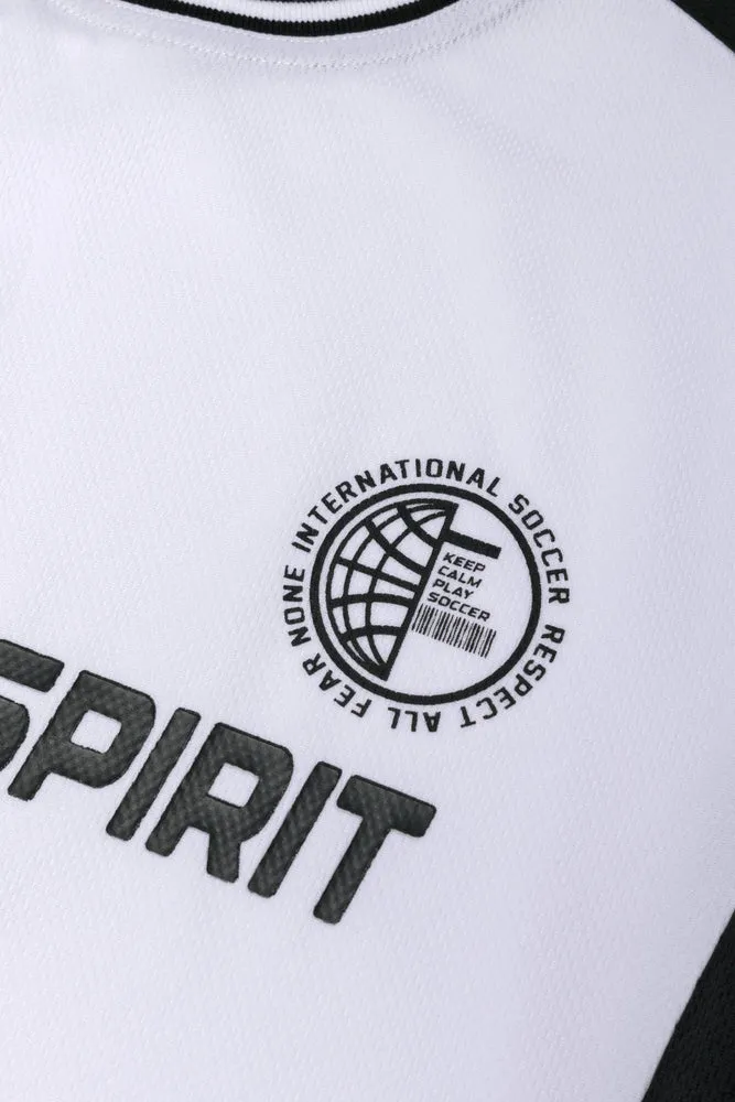 Soccer Short Sleeve T-Shirt White sold by Ackermas product image thumbnail 2