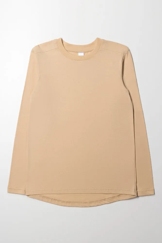 Long Sleeve T-Shirt Natural sold by Ackermas