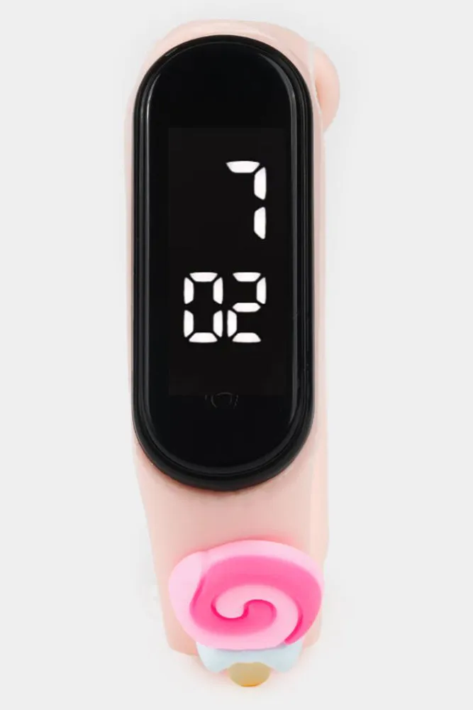Digital Watch Pink sold by Ackermas