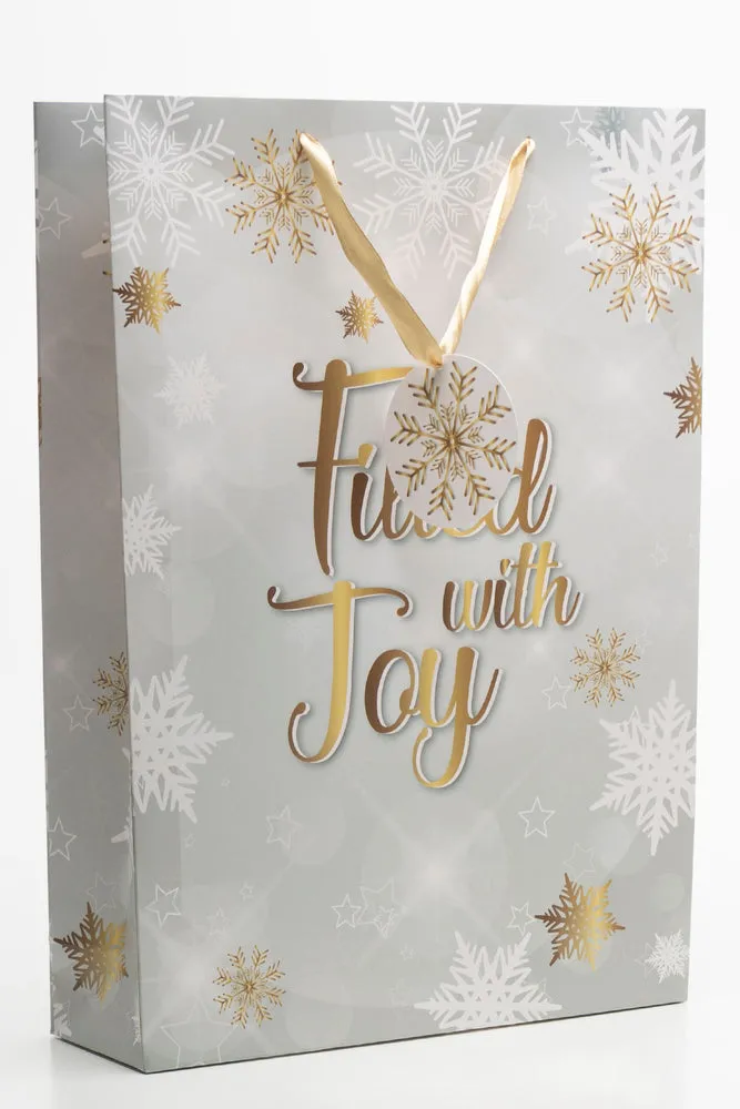 Filled With Joy Gift Bag Gold sold by Ackermas product image thumbnail 2