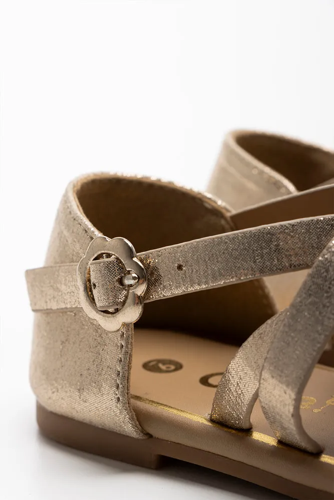 Daisy Buckle Sandal Gold sold by Ackermas product image thumbnail 4