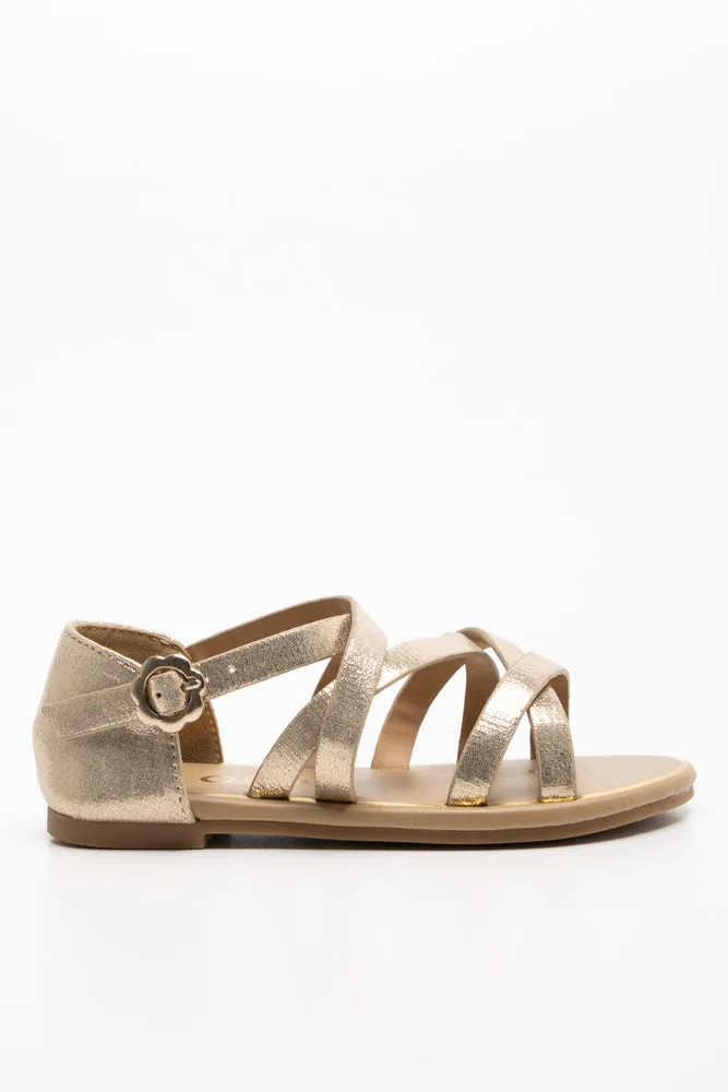 Daisy Buckle Sandal Gold sold by Ackermas product image thumbnail 2