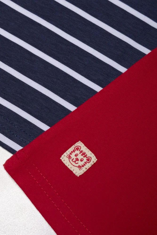 2 Pack Short Sleeve T-Shirts Navy And Red sold by Ackermas product image thumbnail 2