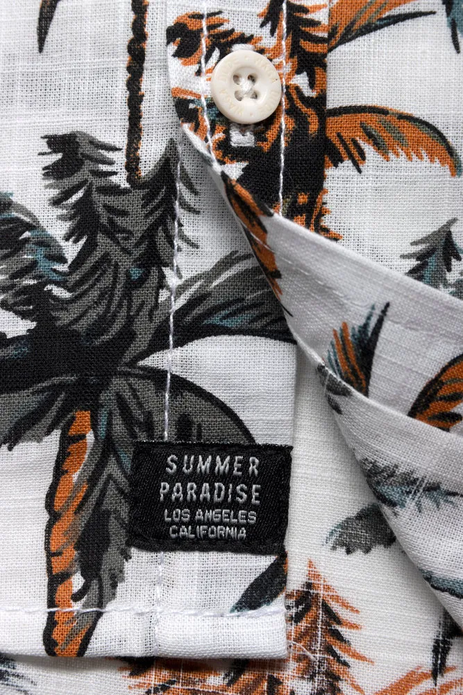 Short Sleeve Linen Shirt Cream sold by Ackermas product image thumbnail 3