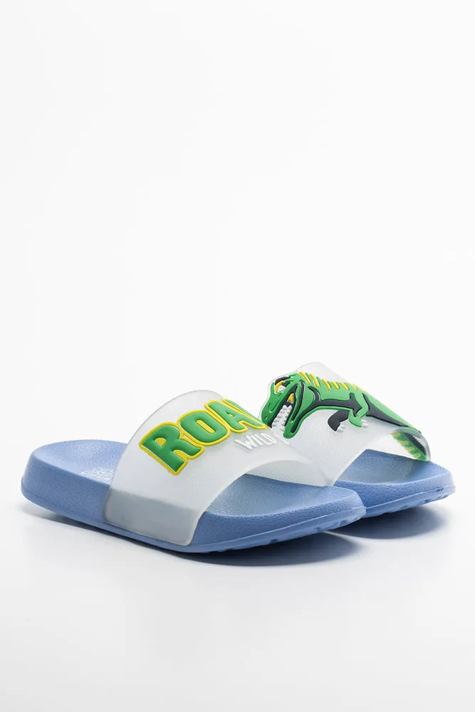 Rubber Slide Blue sold by Ackermas