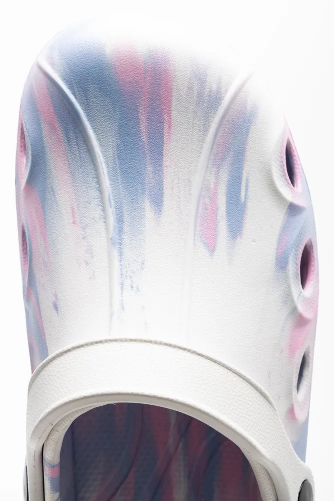 Tie Dye Clog White sold by Ackermas product image thumbnail 5