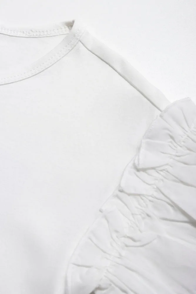 Lemon 3D Knit Top White sold by Ackermas product image thumbnail 3