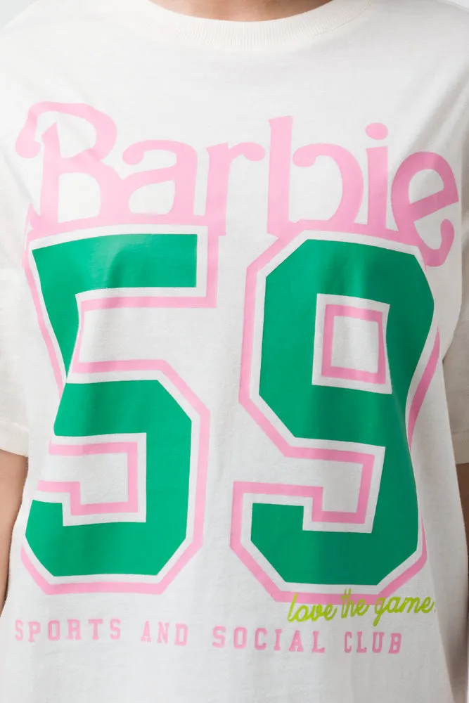 Oversized T-shirt Barbie Milk sold by Ackermas product image thumbnail 4