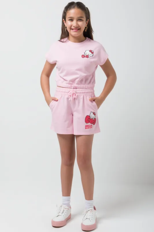 Hello Kitty Shorts Pink sold by Ackermas