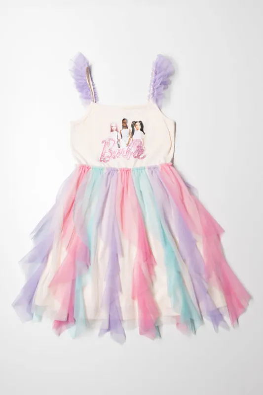 Barbie Strappy Tulle Dress Multi sold by Ackermas