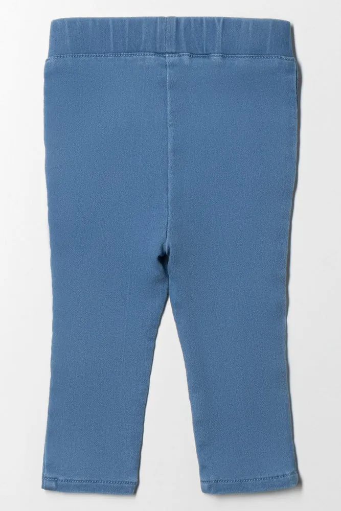 Denim Jegging with Frills sold by Ackermas product image thumbnail 3