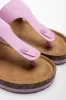 Thong Cork Sandal Pink sold by Ackermas