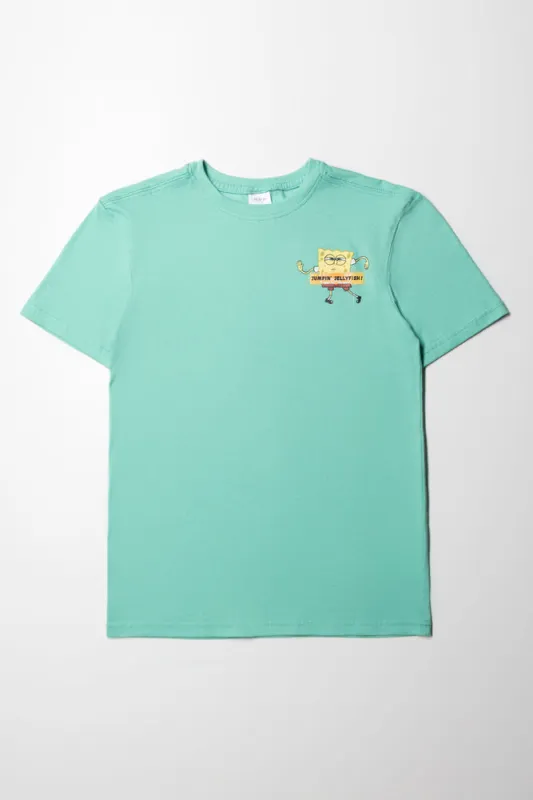 Spongbob T-Shirt Mint sold by Ackermas