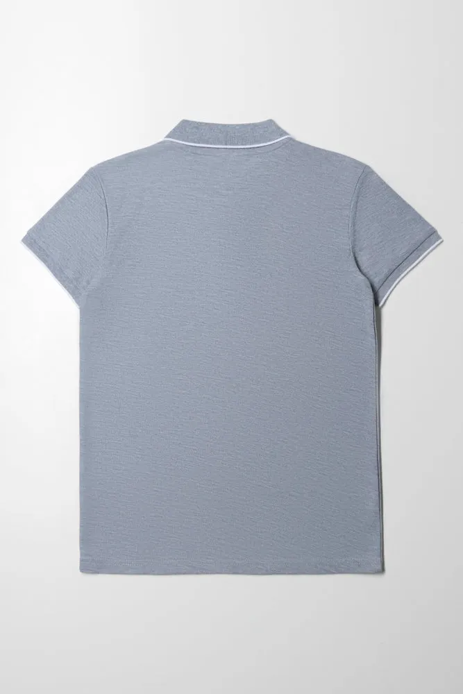 Short Sleeve Golfer Grey sold by Ackermas product image thumbnail 3
