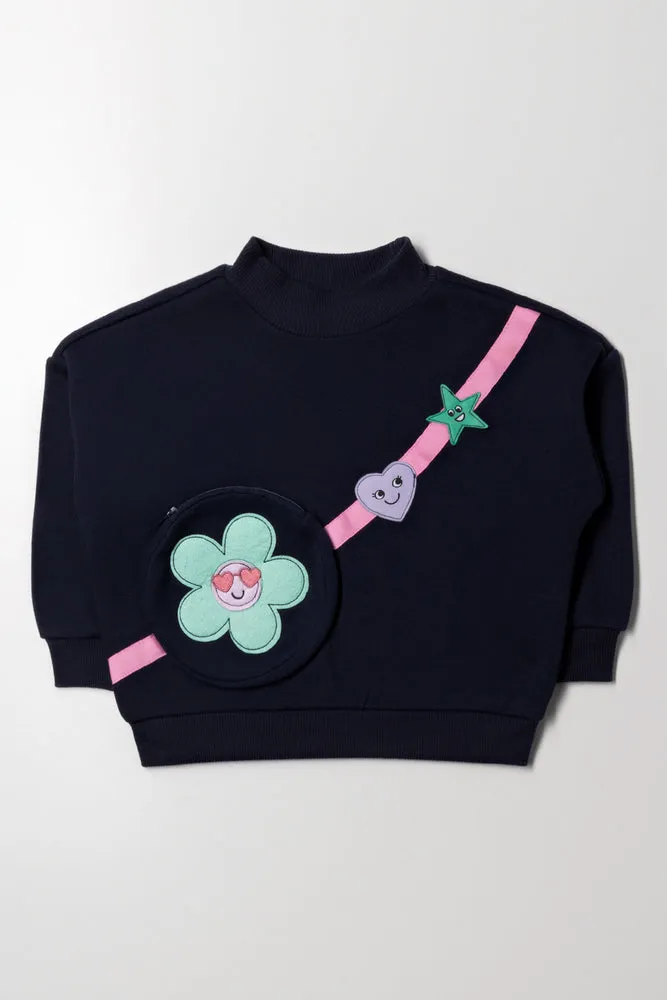 High Neck Tracktop Navy sold by Ackermas