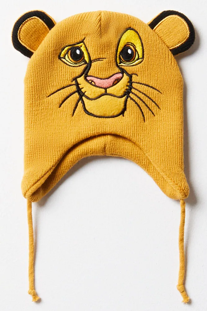 The Lion King Beanie & Mittens Set Yellow sold by Ackermas