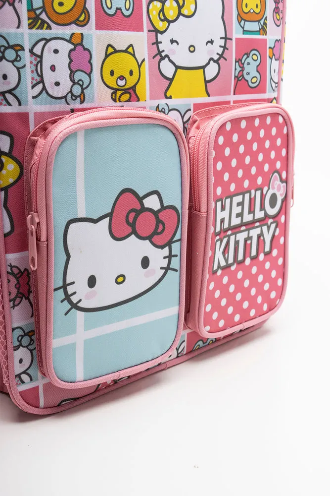 Hello Kitty Double Pocket Backpack Multi sold by Ackermas product image thumbnail 4