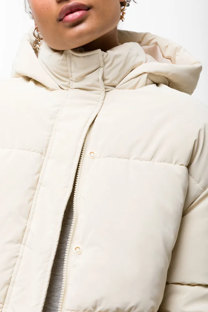 Hooded Puffer Jacket White sold by Ackermas product image thumbnail 4