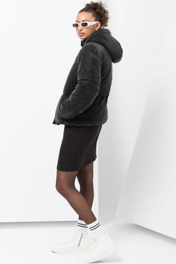 Hooded Puffer Jacket Black sold by Ackermas product image thumbnail 2