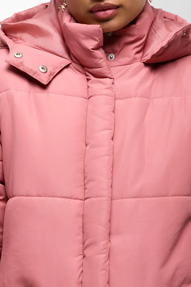 Longer Length Puffer Coat Pink sold by Ackermas product image thumbnail 4