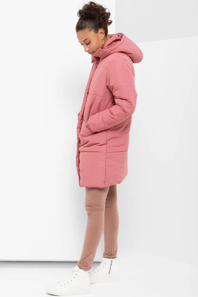 Longer Length Puffer Coat Pink sold by Ackermas product image thumbnail 2