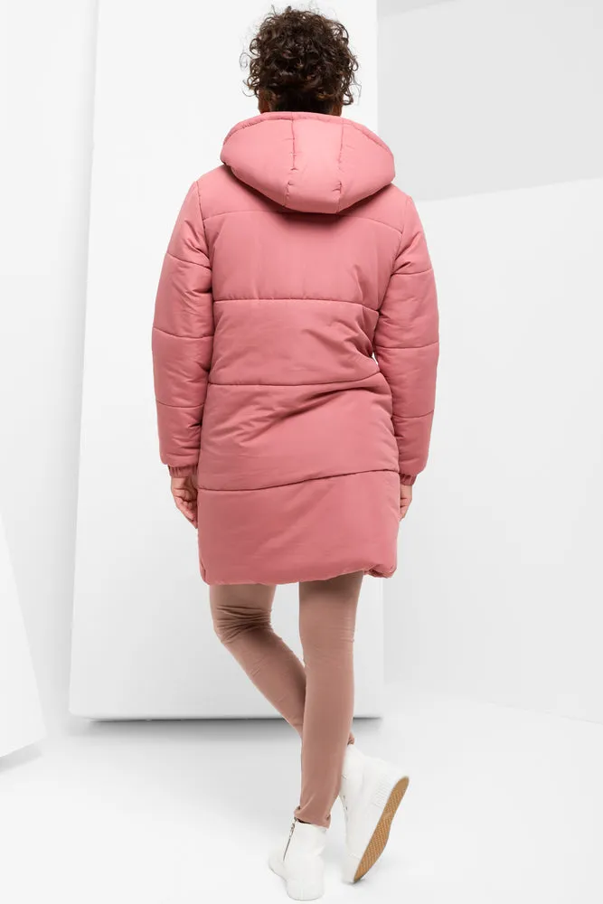 Longer Length Puffer Coat Pink sold by Ackermas product image thumbnail 3