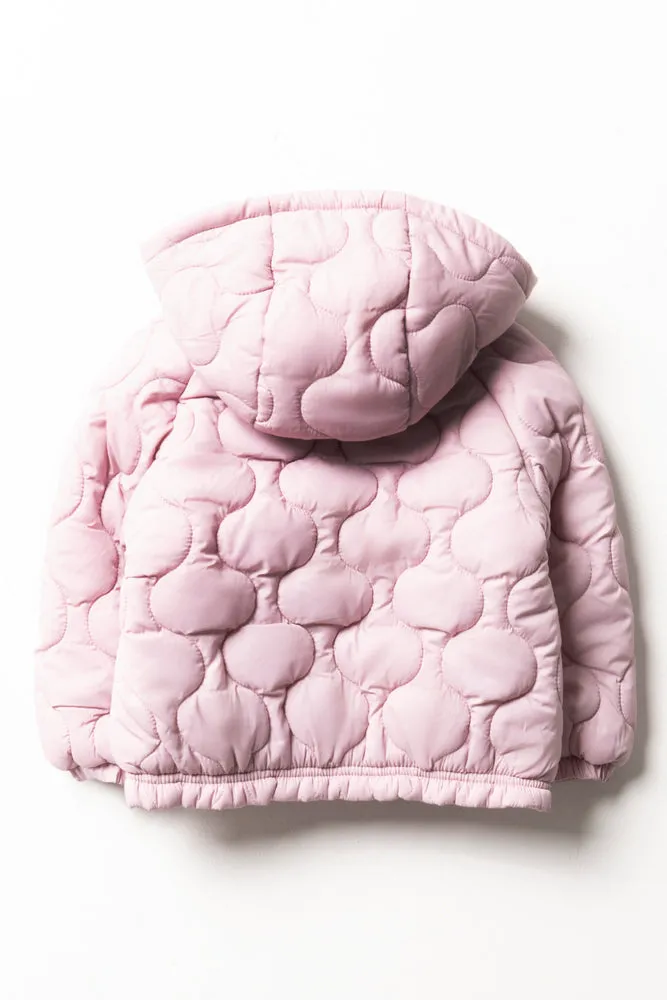 Quilted Hooded Jacket Pink sold by Ackermas product image thumbnail 3