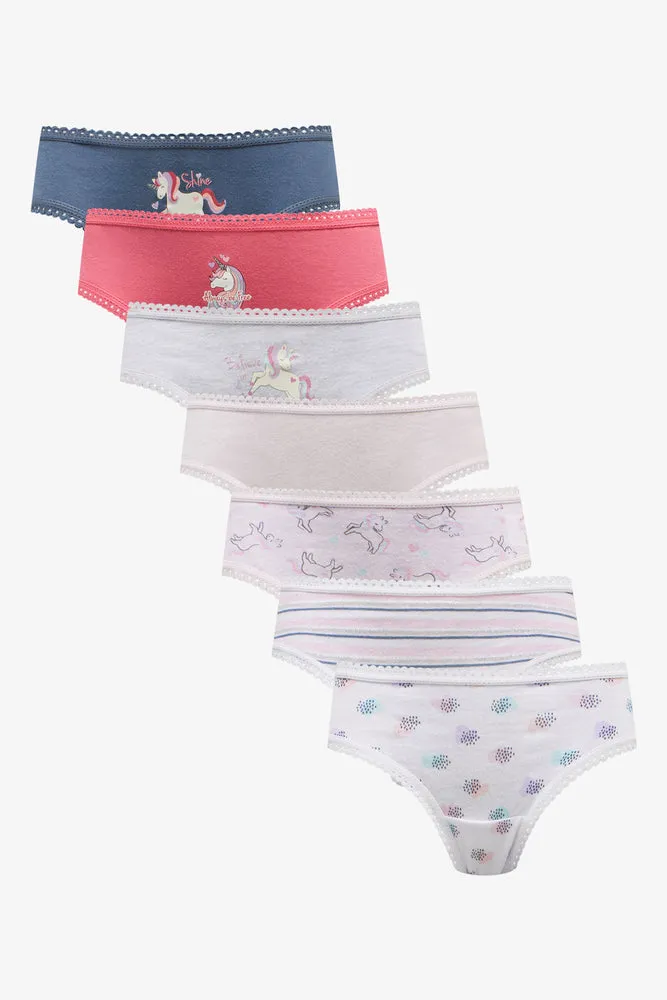 Pg 7Pack Bikini Printed Unicorn W24 sold by Ackermas