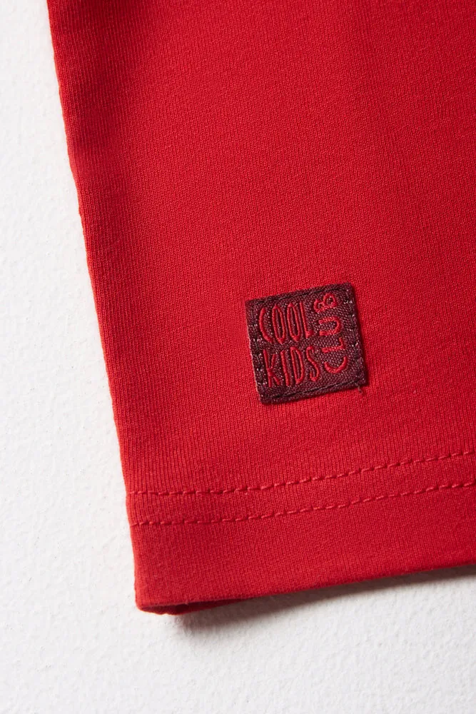 Long Sleeve T-Shirt Red sold by Ackermas product image thumbnail 3