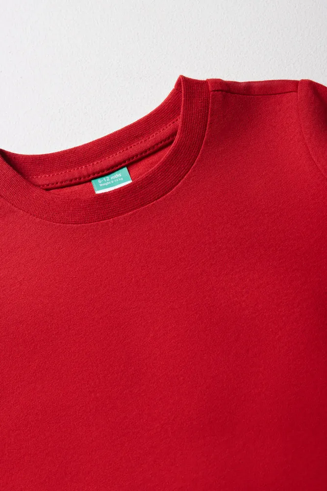 Long Sleeve T-Shirt Red sold by Ackermas product image thumbnail 2