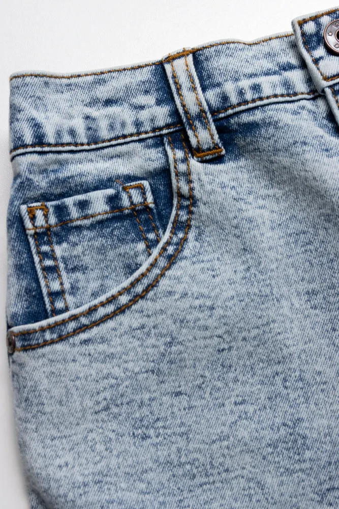 Denim Shorts Rip And Repaired Faded sold by Ackermas product image thumbnail 2