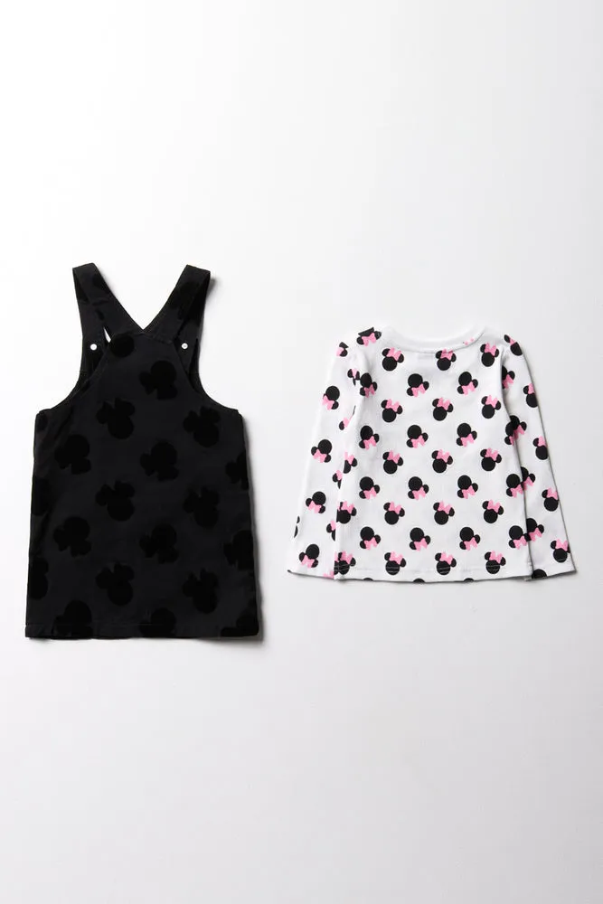 Minnie Mouse Denim Pinafore Black sold by Ackermas product image thumbnail 4
