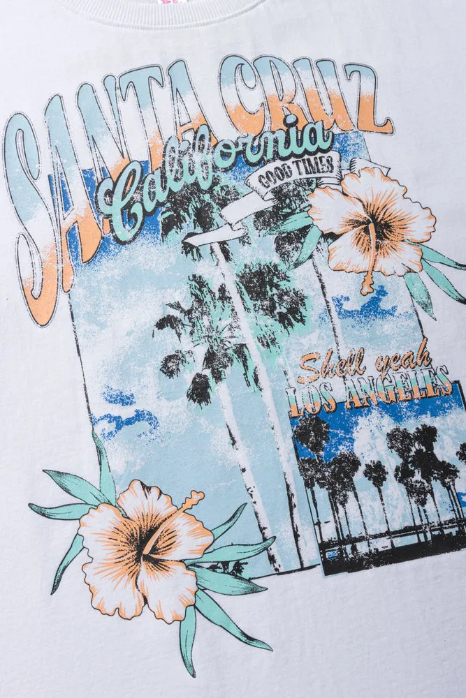 Oversized Short Sleeve T-Shirt White sold by Ackermas product image thumbnail 2