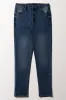 Skinny Denim Jeans Dark Blue sold by Ackermas