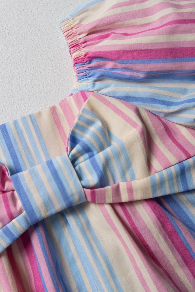 Stripe Bow Top Multi sold by Ackermas product image thumbnail 2