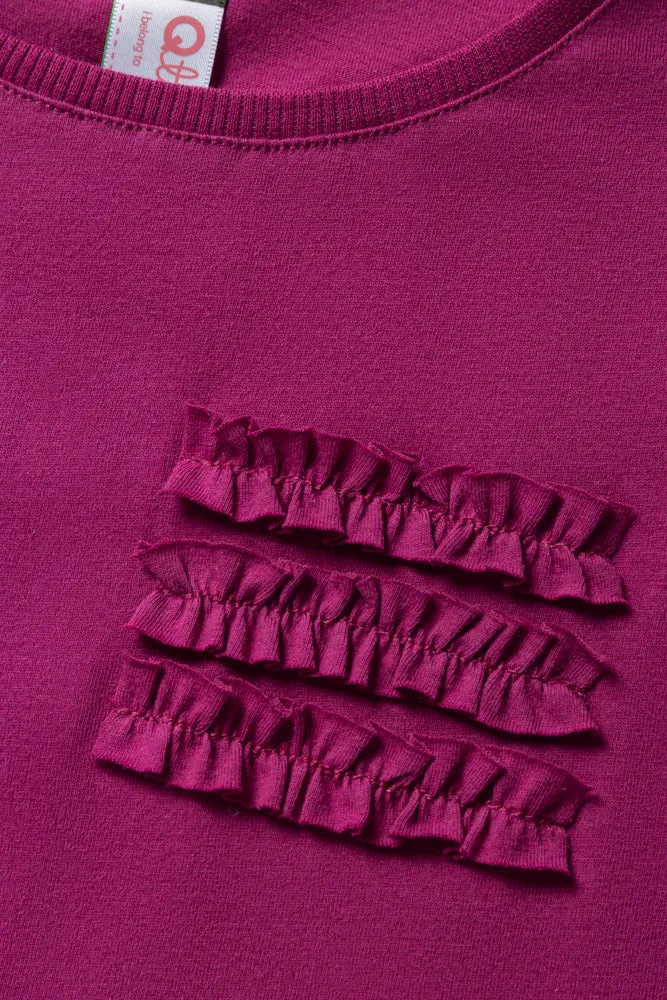 Short Sleeve T-Shirt Dark Pink sold by Ackermas product image thumbnail 2