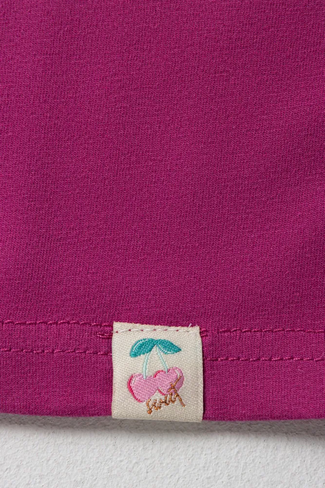 Short Sleeve T-Shirt Dark Pink sold by Ackermas product image thumbnail 3